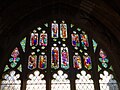 Worcester Cathedral, Worcester Cathedral - West cloister window, c.1935.