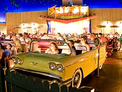 Interior of the Sci-Fi Dine-In